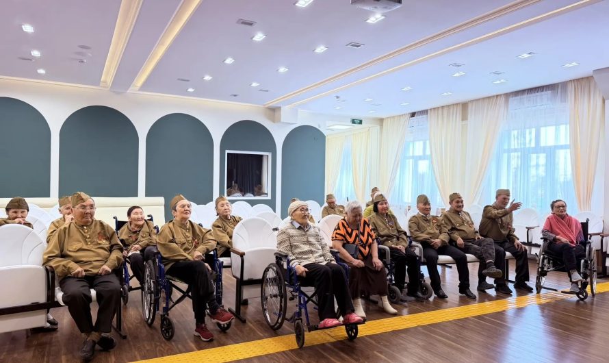 Мероприятие в Намском социально‑геронтологическом центре ко Дню Победы